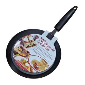 Norpro Nonstick Crepe Griddle Pan 9.5" Multifunctional Flat Pan Healthy Cookware